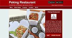 Desktop Screenshot of pekingsf.com